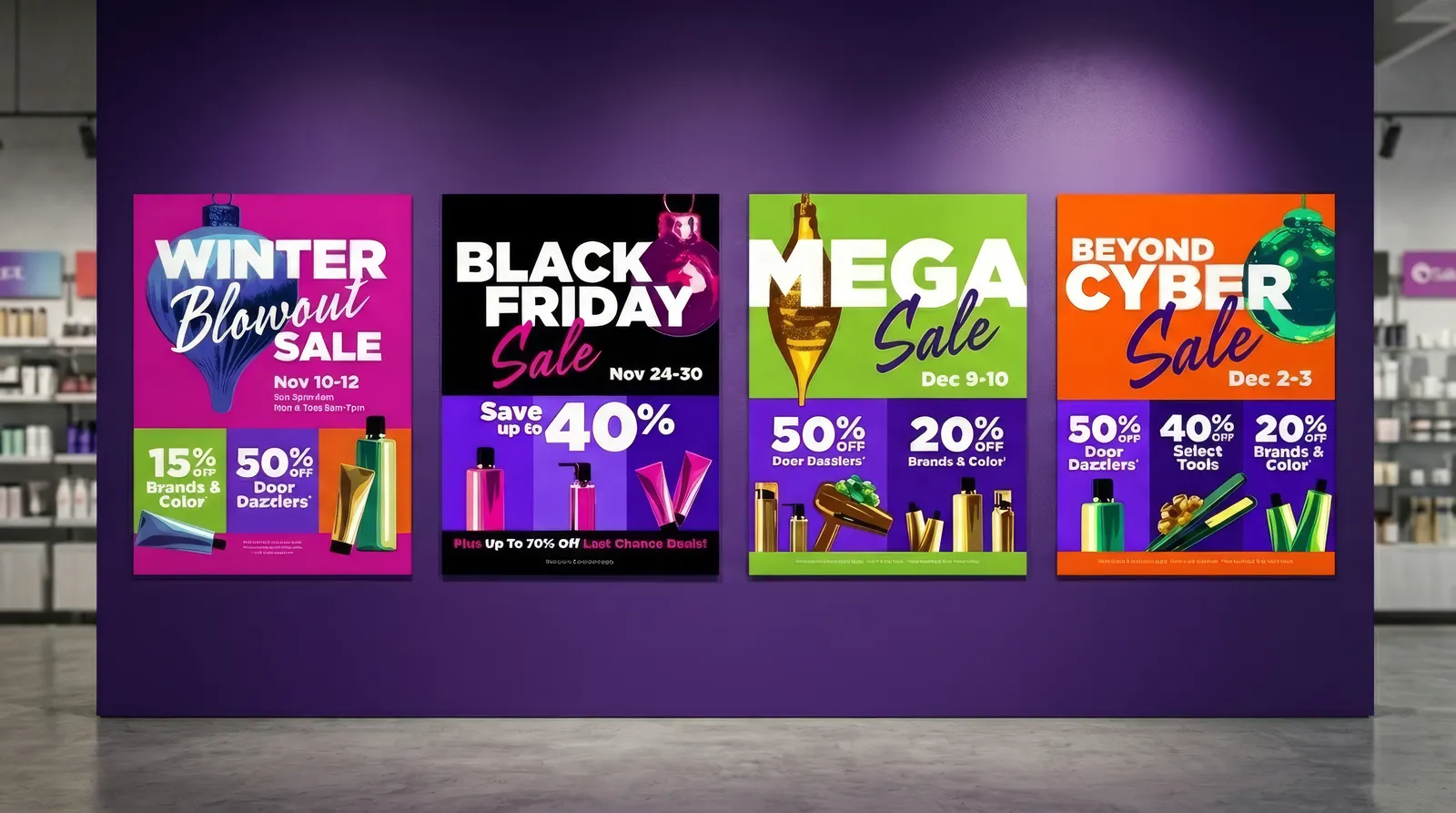 SalonCentric Holiday Sales campaign system